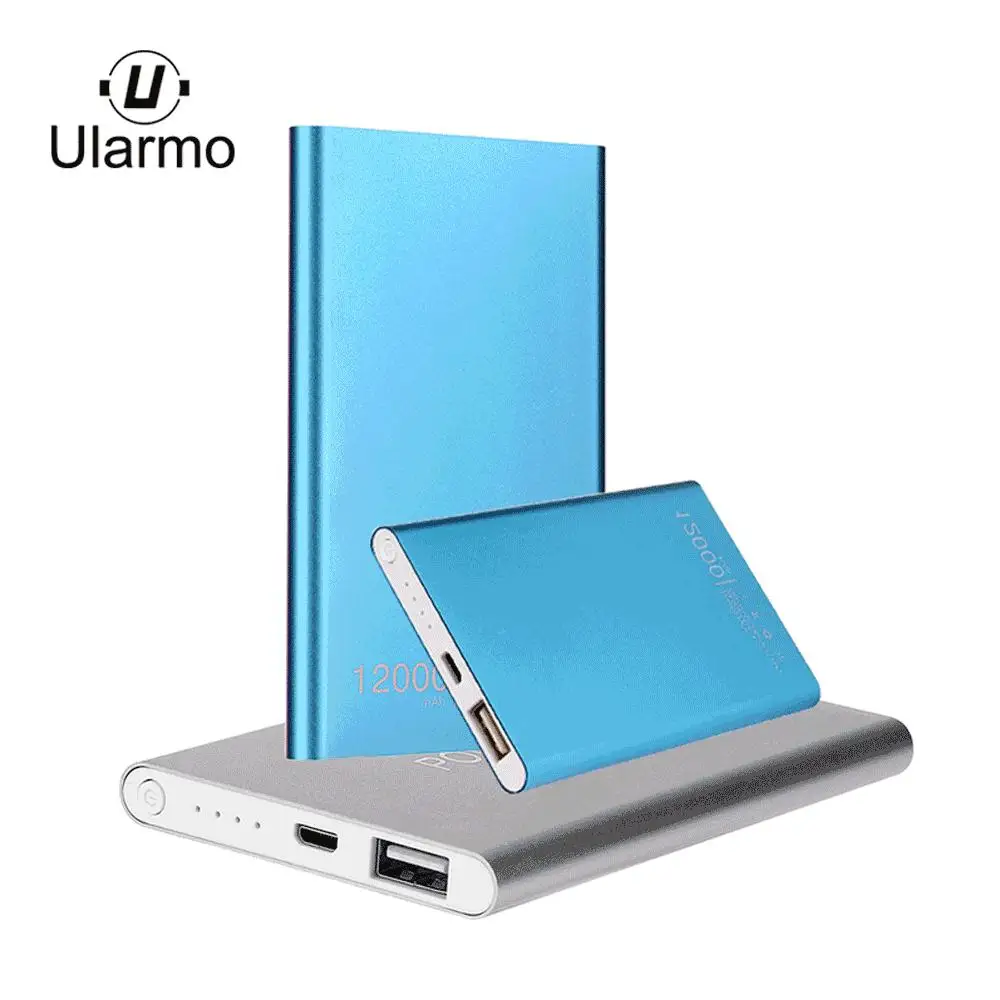 

Ularmo 2019 external 12000mAh Portable USB bateria External Battery Charger Power Bank For Cell Phone bateria externa de celul