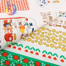 Хайсен Кухня серии хлопок белье ткани для квилтинга, шитье, диван, Шторы, сумки, подушки, мебель крышка украшения Материал