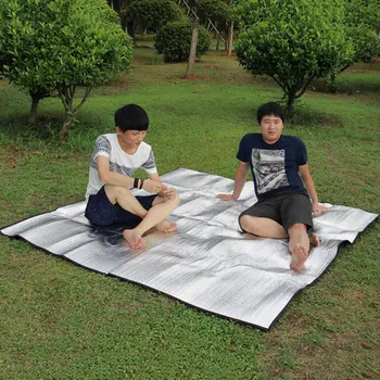 

Double-Sided Aluminum Foil Outdoor Camping Mat EVA Foam Waterproof Moisture Proof Picnic Pad For Tent