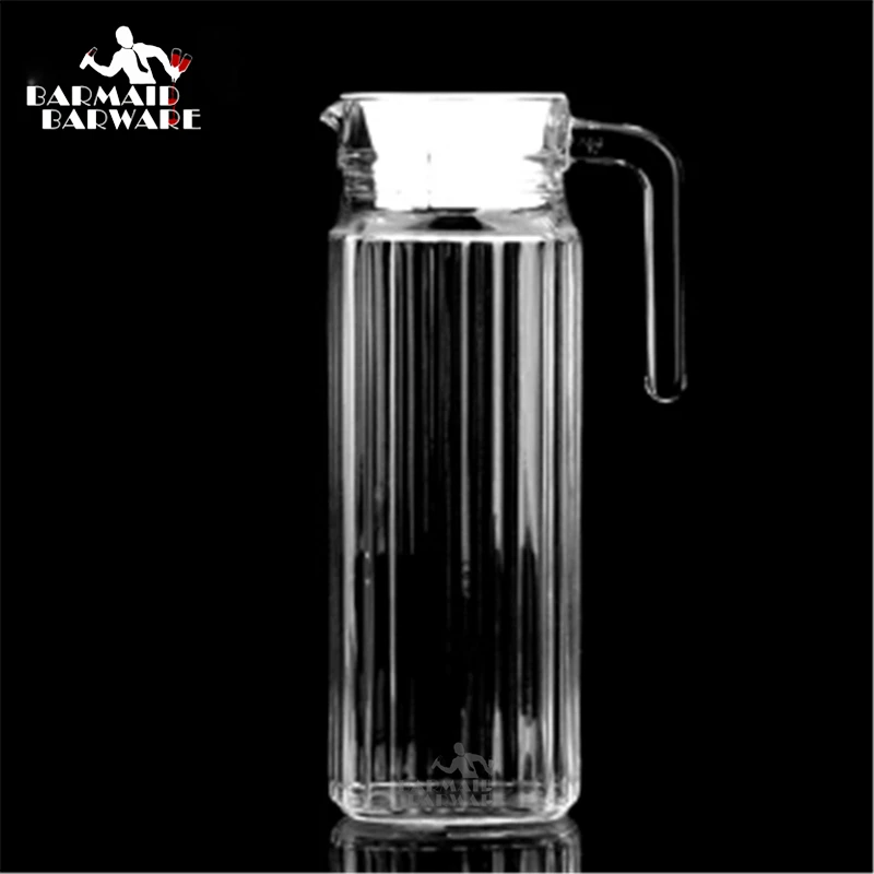 Water Jug 1100ml Borosilicate Glass Bottles with Food Grade PVC Lid Drinkware Shot Cocktail Beer Skull Whiskey | Дом и сад