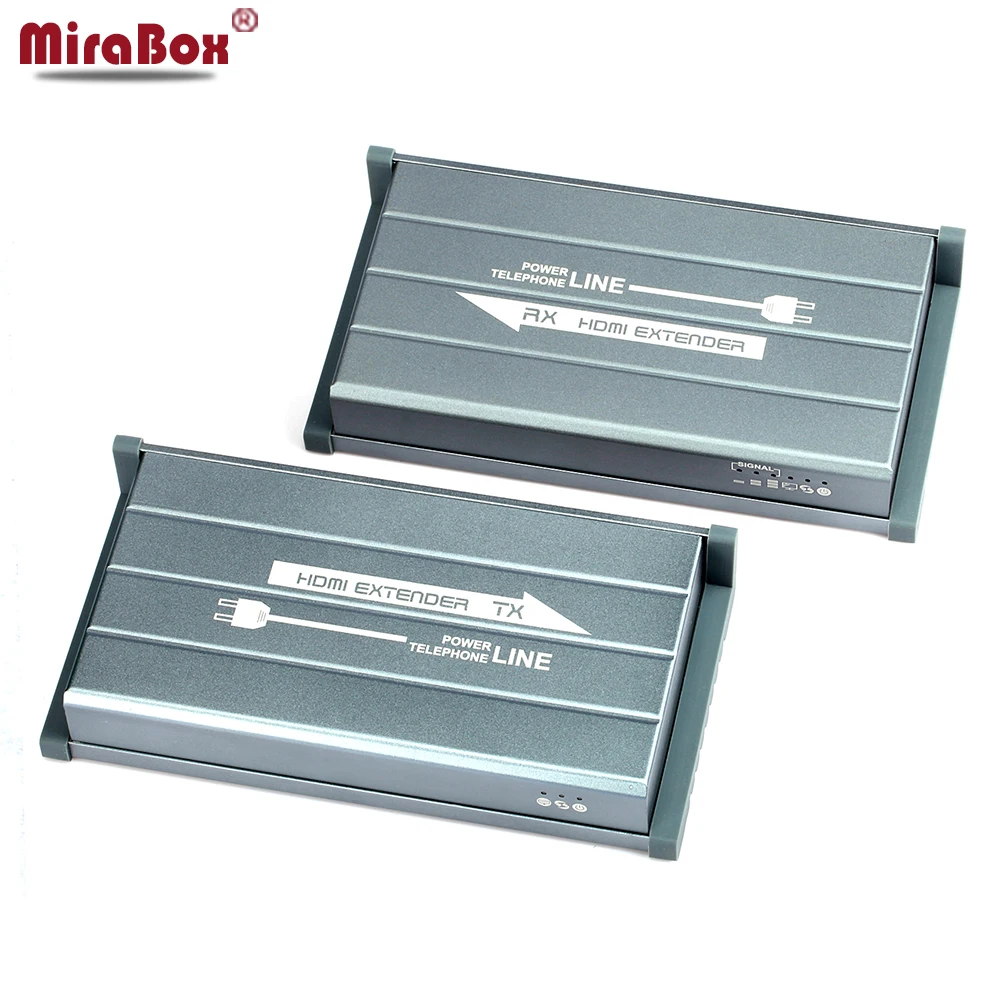 MiraBox HDMI удлинитель линии питания Поддержка 1080p 300 м Беспроводная передача ИК без