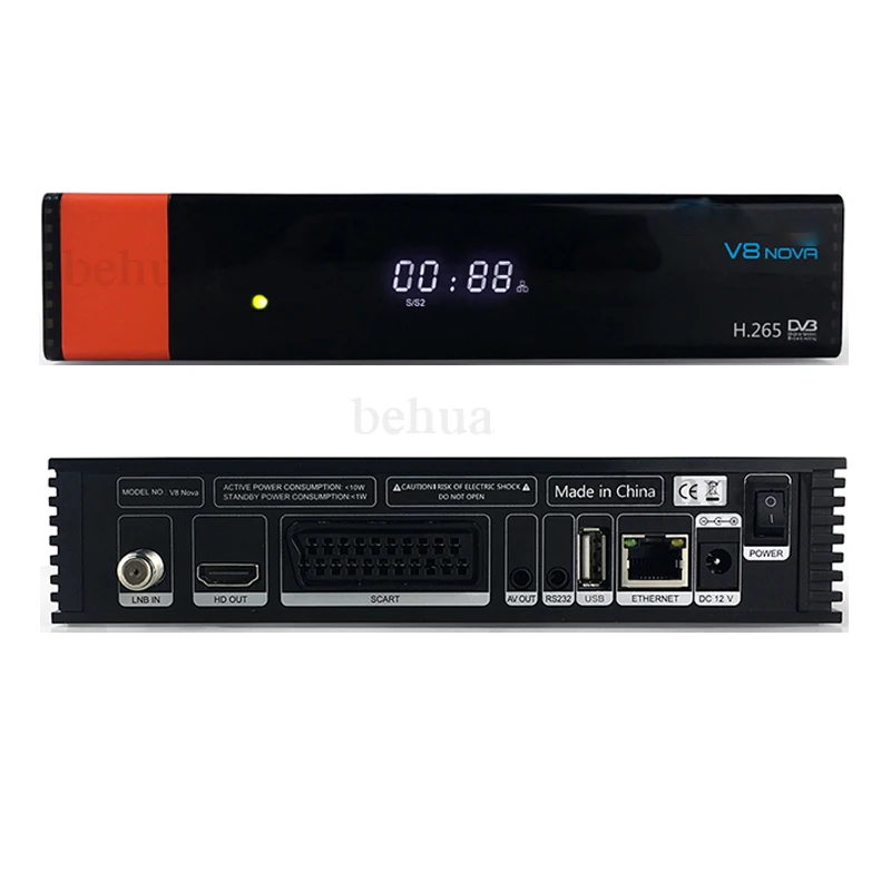 

[Genuine] Gtmedia V8 NOVA orange Satellite Receiver DVB-S2 H.265 Built-in WIFI With 1 Year European Spain clines Top TV Receptor