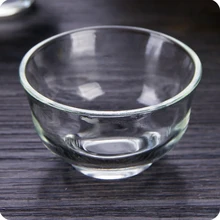 Маленькая стеклянная чашка для чая, традиционные круглые чашки для чая, посуда для напитков прозрачная 45 мл стеклянная чаша