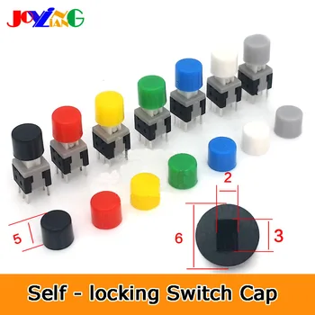 

A28 Self-locking Switch Cap Size 6*5mm Key Cover Suit for 5.8/7/8/8.5 Self-locking Switch Keys Rectangle Hole 3x2mm (10pcs/lot)