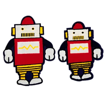 

Robot Alien Patches Embroidered Patches Iron on Patches for Clothes stickers sew on applique fabric stranger decoration 300pcs