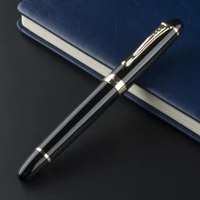 

Nice Quality Gold Clip Rollerball Pen Black Ink Medium Refill Jinhao 450 Signature Pens School and Office Supplies Stationery