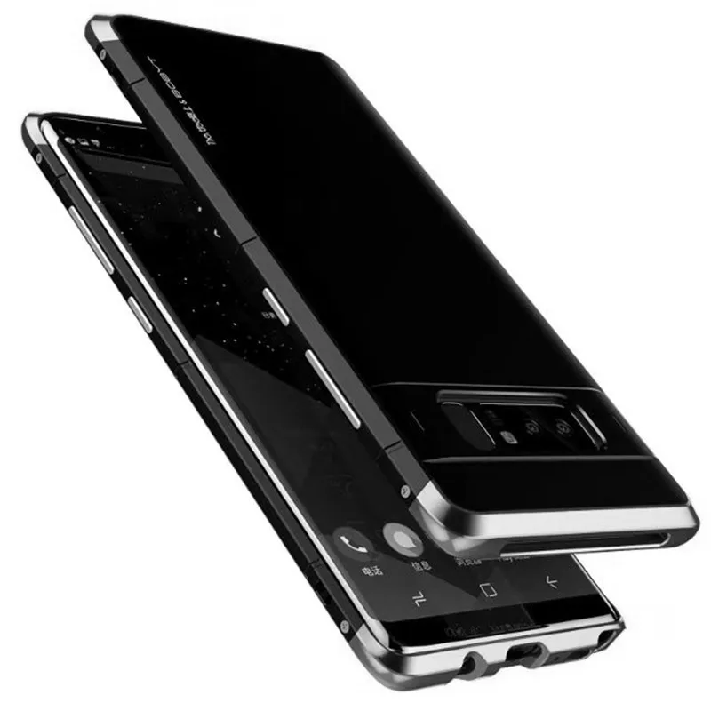 

Luxury Original Brand BOBYT Aluminum Metal Frame + PC Hard Armor Anti-knock Back Cover Case For Samsung Galaxy Note 8