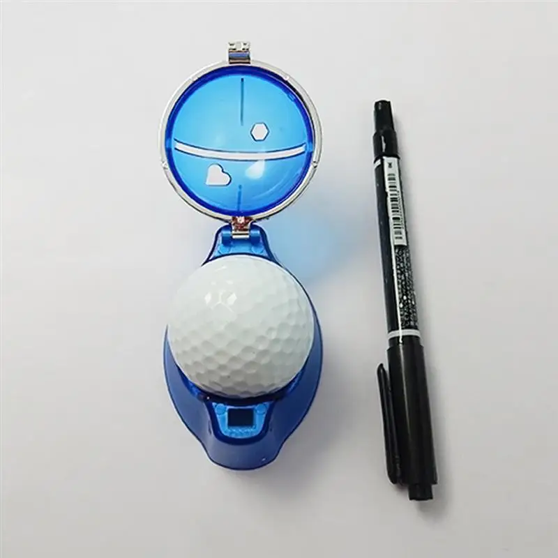 Вкладыш-шаблон для мяча для гольфа, инструмент для выравнивания, аксессуары для обучения гольфу с ручкой производителя