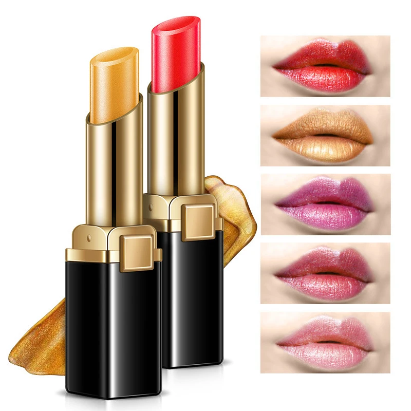 

Bioaqua 5 colors Lipstick Matte Cosmetic Waterproof Long Lasting Velvet Miss Rose gold Brand Sexy Lip Matte Nude Lipstick Kits