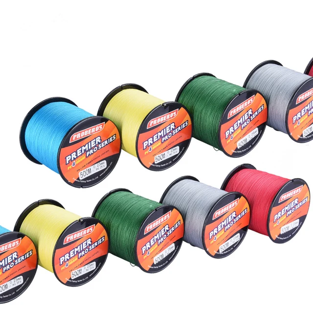 Special Price PROBEROS 500M Fishing Lines Fluorocarbon PE Braid 4 Stands Multifilament Angling Accessories Braided Fishing Rope Cord 6LB-100LB Special Price PROBEROS 500M Fishing Lines Fluorocarbon PE Braid 4 Stands Multifilament Angling Accessories Braided Fishing Rope Cord 6LB-100LB
