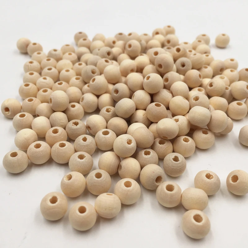 15 100 шт. бусины из натурального дерева 6 20 мм|spacer beads|wood spacer beadsbead wholesale |