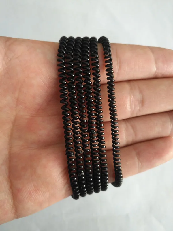 hairclips 1PC/Lot New Women Lady Super Thin Girls Colorful Rubber Telephone Wire Hair Ties&Plastic Ropes Hair Band Accessories alice headband