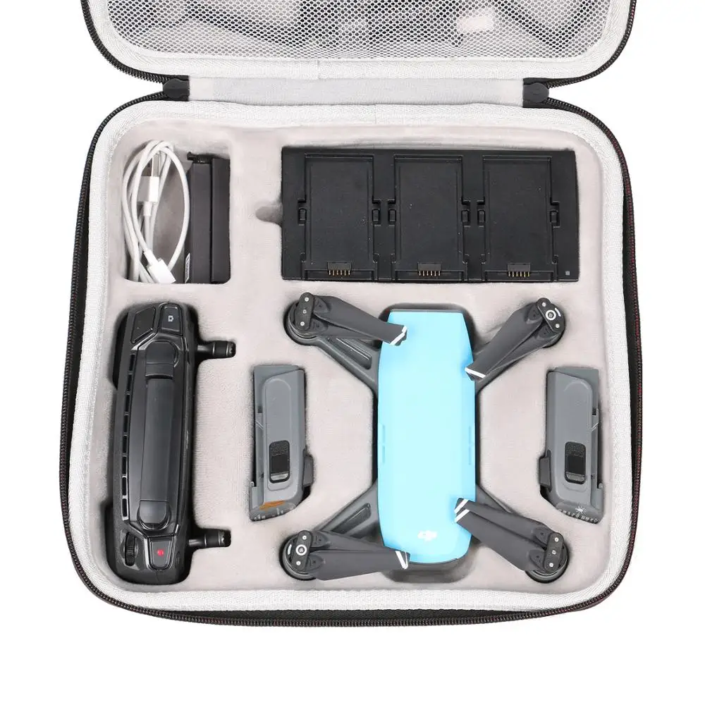 Чехол LTGEM для дрона DJI Spark подходит 4 батарей защита пропеллера зарядное