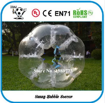 М 4 шт. мм 1,5 мм ПВХ 0,8 м надувной бампер мяч, Зорб тела, Loopy мяч, человек хомяк мяч, пузырь футбол, пузырь футбол - Цвет: Clear