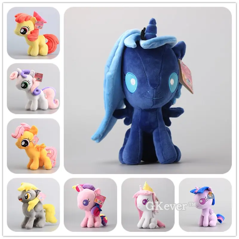 Q Version Luna Horsese Princess Cadance плюшевые игрушки мягкие куклы подарок для детей 25 28 см|stuffed