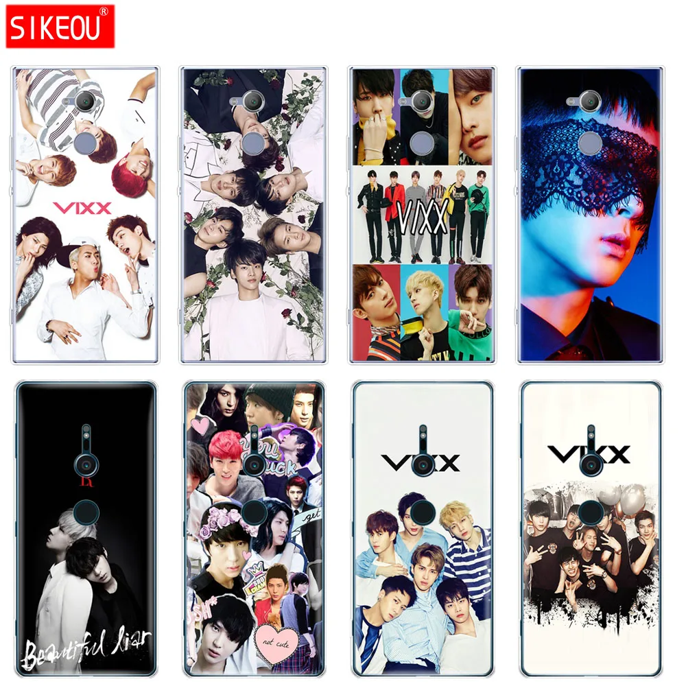 

silicone Cover phone Case for sony xperia XA1 XA2 ULTRA PLUS L1 L2 XZ1 XZ2 compact XZ PREMIUM VIXX LR Kpop ST RLIGHT