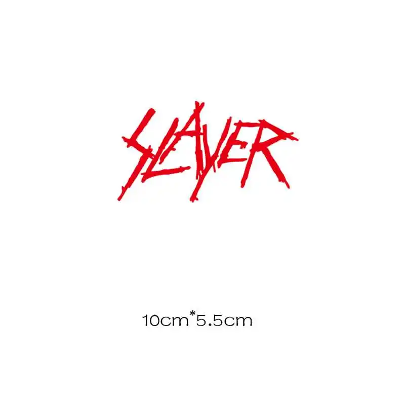 Slayer железо на нашивках одежда наклейки полосы применение одного другого патч на одежде термо наклейка аппликация, наклейка