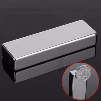 

1pc Cuboid Block Magnet For Sticking Notes On Fridge Doors 60*20*10mm N52 Rare Earth Neodymium Industrial Magnet