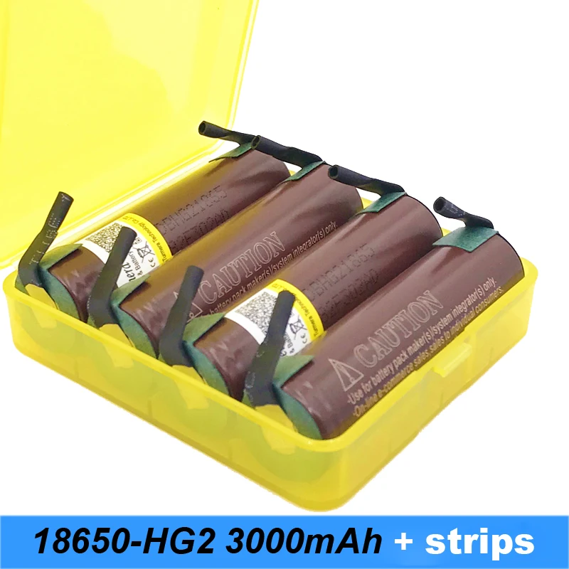 Turmera-18650-hg2-3000mah-20amps-with strips soldered-19