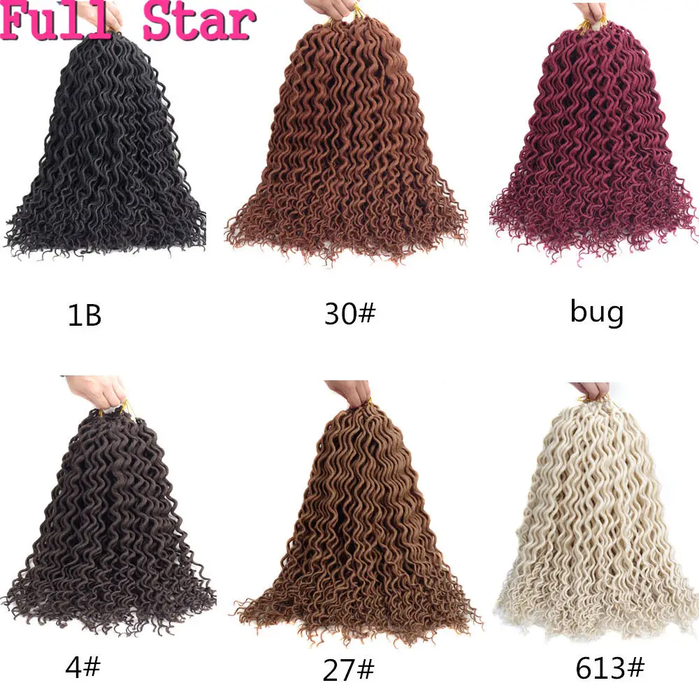 Faux Locs Curly Crochet Hair 16 _