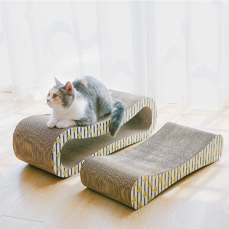 HOOPET новая забавная доска для кошек, игрушка для кошек из гофрированной бумаги, доска для кошек С Кошачьей Мятой, интерактивные принадлежности для кошек