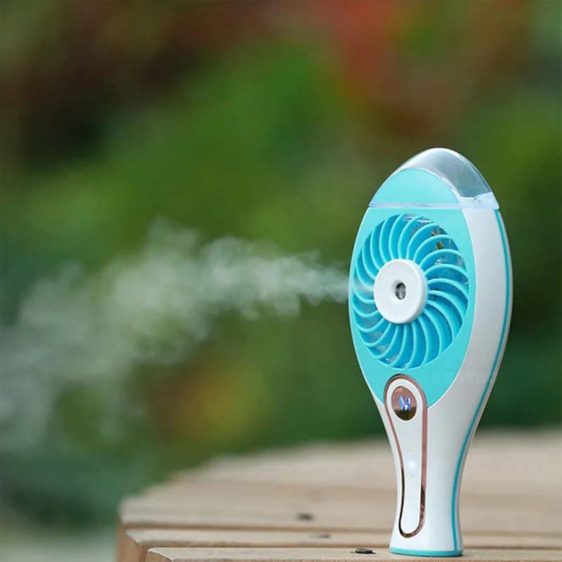 

EJOAI Portable USB Fan Cooler Mini Handy Small USB Battery Insided Cooling Fan Desk Pocket water mist fan cooling air humidifier