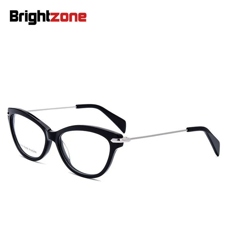 brillen Mode Katze Prallplatte Brightzone Brillen Grad Optik Gläser Black leopard Gozluk Rahmen Einstellbare Brillengestell wgEqd5d