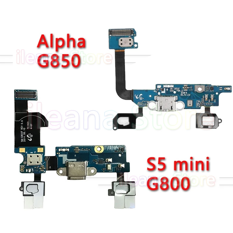 Usb порт для зарядки док-станции гибкий кабель для samsung Galaxy S5 Mini G800 G800F G800H Alpha G850 G850F оригинальное меню Mic Flex