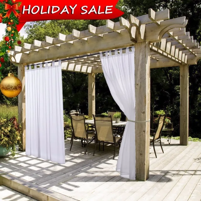 nicetown summer white indoor outdoor curtain panels elegant tab top waterproof curtains for patio with - Outdoor Curtains For Patio nicetown summer white indoor outdoor curtain panels elegant tab top waterproof curtains for patio with - Outdoor Curtains For Patio