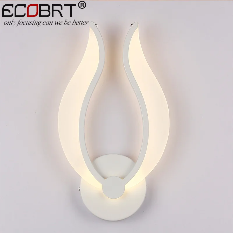 

Brief White V Shape LED Wall Lights 9W Modern led Sconces lighting lamps for bedroom Bedside lamps Corridor lamp 110V 220V
