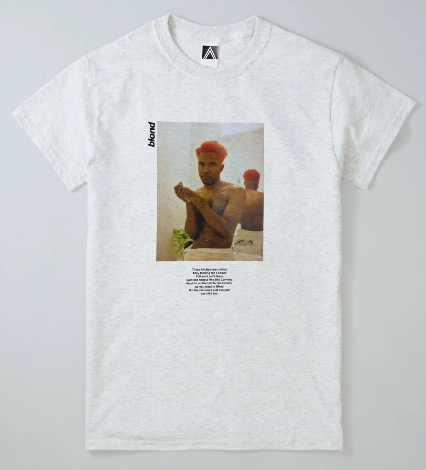 

Blond Vintage T-shirt Frank Orange Ocean Tee Boys Cry Flex Channel Lens Top Gift Print T-shirt,free shipping cheap tee