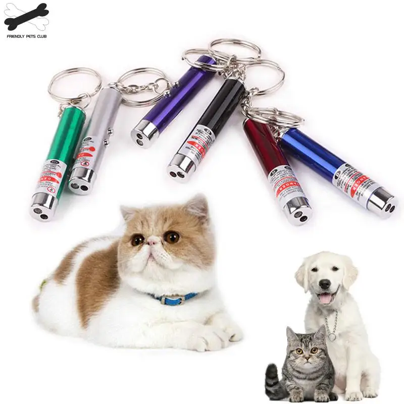 

New LED Light Laser Toys Red Laser Pen Tease Cats Rods Visible Light Laserpointer Funny Interactive Goods For Pets