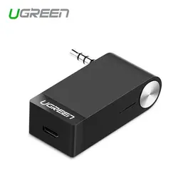 Ugreen MM114 3,5 мм автомобиля Bluetooth аудио Музыка приемник адаптер авто AUX потокового беспроводной гарнитуры Динамик