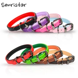 Double Leather Solid Durable Dog Collar For Small Medium Large Dog Cat Labrador Pit Bull Heavy Alloy Collar Soft Safe Puppy Pet Double Leather Solid Durable Dog Collar For Small Medium Large Dog Cat Labrador Pit Bull Heavy Alloy Collar Soft Safe Puppy Pet