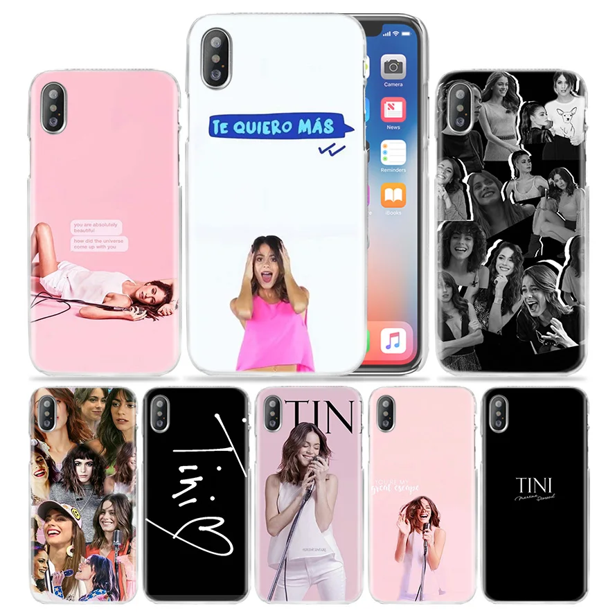 Чехол Martina Stoessel Violetta Girl для iPhone XS Max XR X 10 7S 8 6 6S Plus 5S SE 5 4S 4 5C Прозрачный жесткий чехол для телефона из поликарбоната