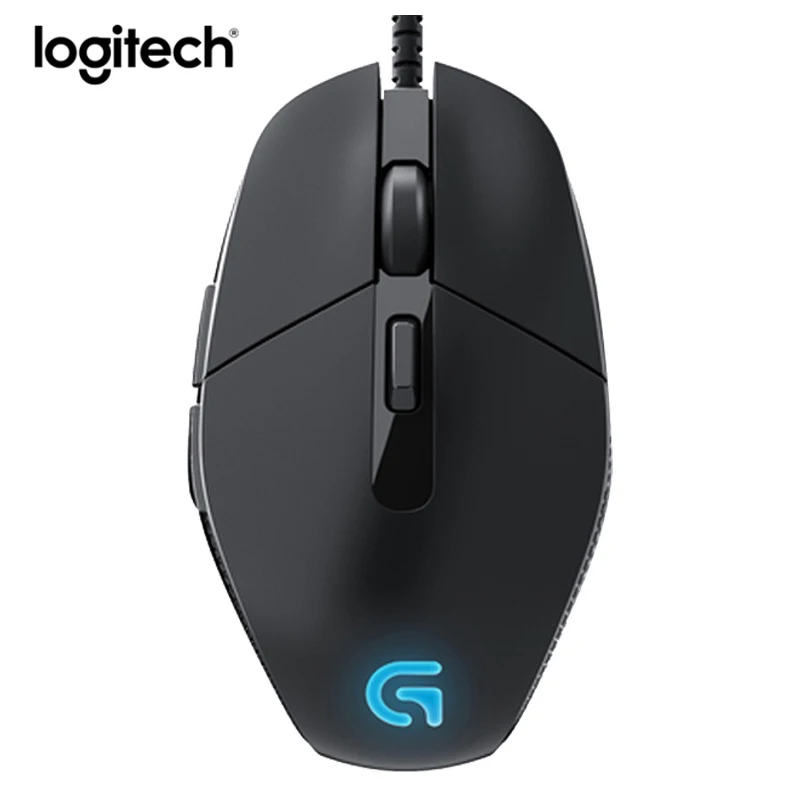 Logitech G302 Дедал премьер моба игровой Мышь Проводная оптическая 4000 точек/дюйм светодиодные фонари USB компьютера Gamer Мышь для портативных ПК