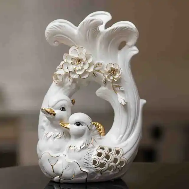 Classic creative ceramic mandarin ducks porcelain love birds ... Classic creative ceramic mandarin ducks porcelain love birds ...