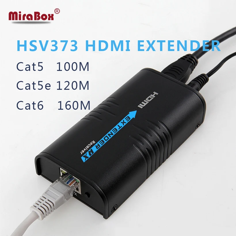 TX RX HDMI extender over IP/TCP UTP/STP cat5e/cat6 lan support 1080P