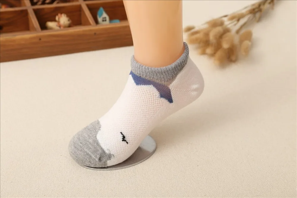 5 пар/лот весна-лето сетчатые хлопковые носки для малышей мальчиков женские детские носки носки-башмачки От 1 до 9 лет Детские гуси