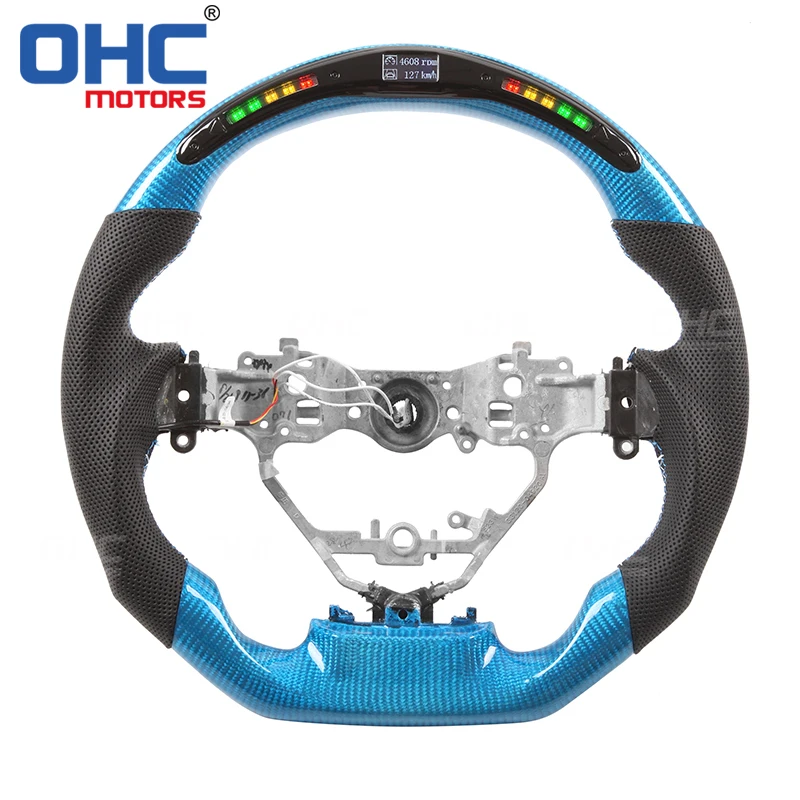 

Real Carbon Fiber LED Steering Wheel compatible for Lexus CT ES IS GS LS NX RX