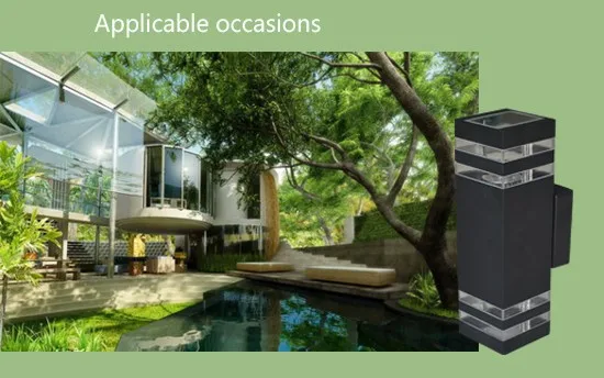 Iluminação de Parede ao ar Ac85-265v à Prova Lampada Livre Moderna Dwaterproof Água Ip54 8w Jardim Luz Parede Frete Grátis Led 9 livre moderna AC85-265V à prova dwaterproof água