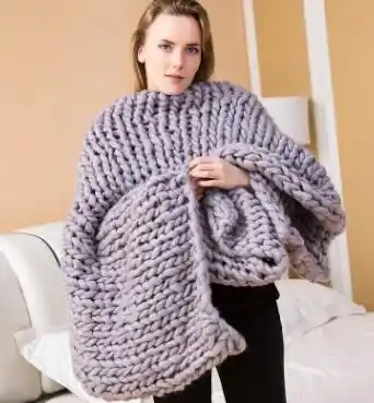 Super Chunky Knit Blanket Pure Merino Chunky Throw Blanket Giant Knit Blanket Huge Stitch Size New Years Gift For She Super Chunky Knit Blanket Pure Merino Chunky Throw Blanket Giant Knit Blanket Huge Stitch Size New Years Gift For She