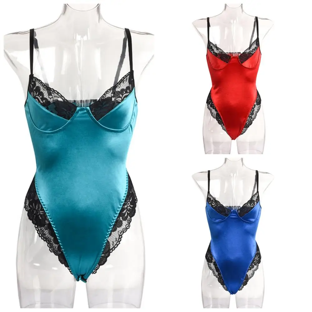 Ellolace Sertin Lace Bodysuit Women Jumpsuit Sexy Bodycon Overalls Sleeveless Female Body For Women Rompers Body Suits For Women Ellolace Sertin Lace Bodysuit Women Jumpsuit Sexy Bodycon Overalls Sleeveless Female Body For Women Rompers Body Suits For Women