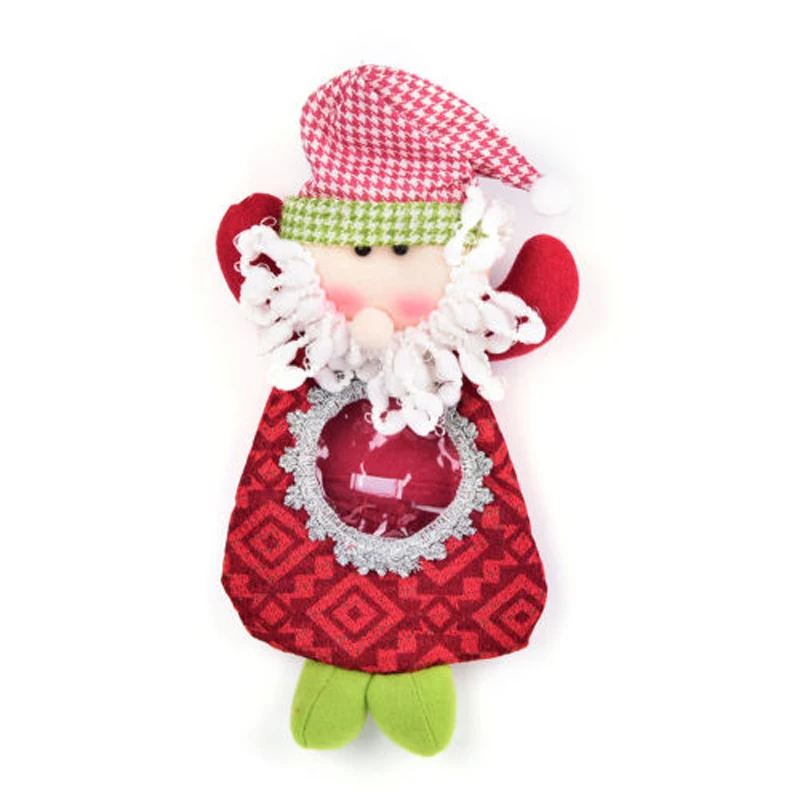 DIY Christmas Party Decor Gift Bags Sweet Candy Xmas Stocking Handbag