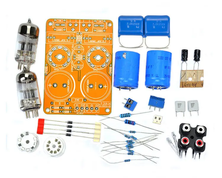 Обновленный ламповый усилитель предусилителя 6N3 вакуумный ламповый предусилитель SRPP доска Diy наборы