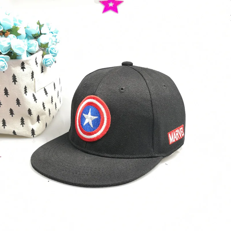 

The Avengers Captain America Spring Summer Snapback Caps kids Baseball Cap gorra marvel Adjustable Bone Snapback Casquette Hat