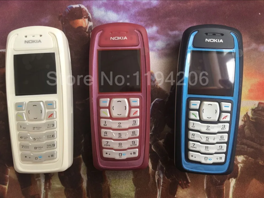 Разблокированный Nokia 3100 GSM бар 850 мАч Поддержка Русский и арабский Keybaord дешевый и старый мобильный телефон