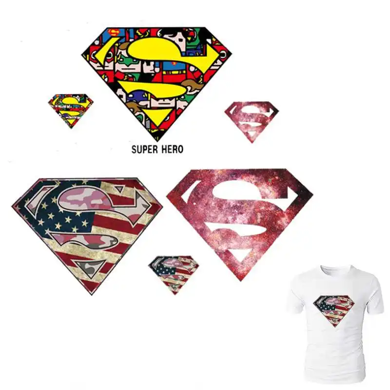 

iron on patches for clothing stickers applications thermo-stuckers for clothes application of one another horse Superman patch