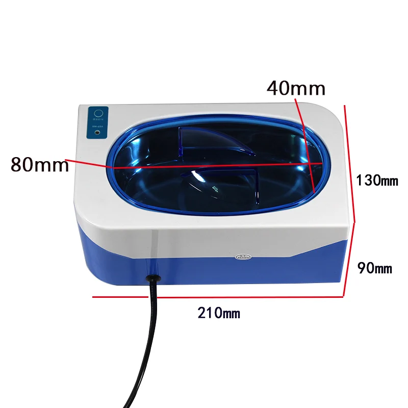 Ультразвуковая очистка 3 минуты Автоматическая синхронизация ювелирных изделий Аксессуары Очки Маникюр камень резак зубная щетка ультразвуковая звуковая волна
