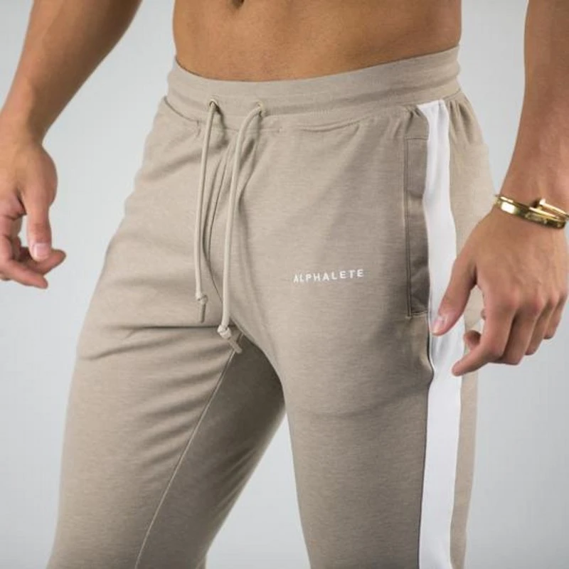 

Autumn Newest Men Slim Sweatpants Gyms Fitness Bodybuilding Trousers Man Jogger Workout Casual Fashion Pant Pencil Pants